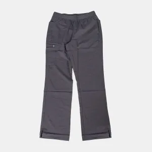 Mid-Rise Pull-On Straight Leg Pant