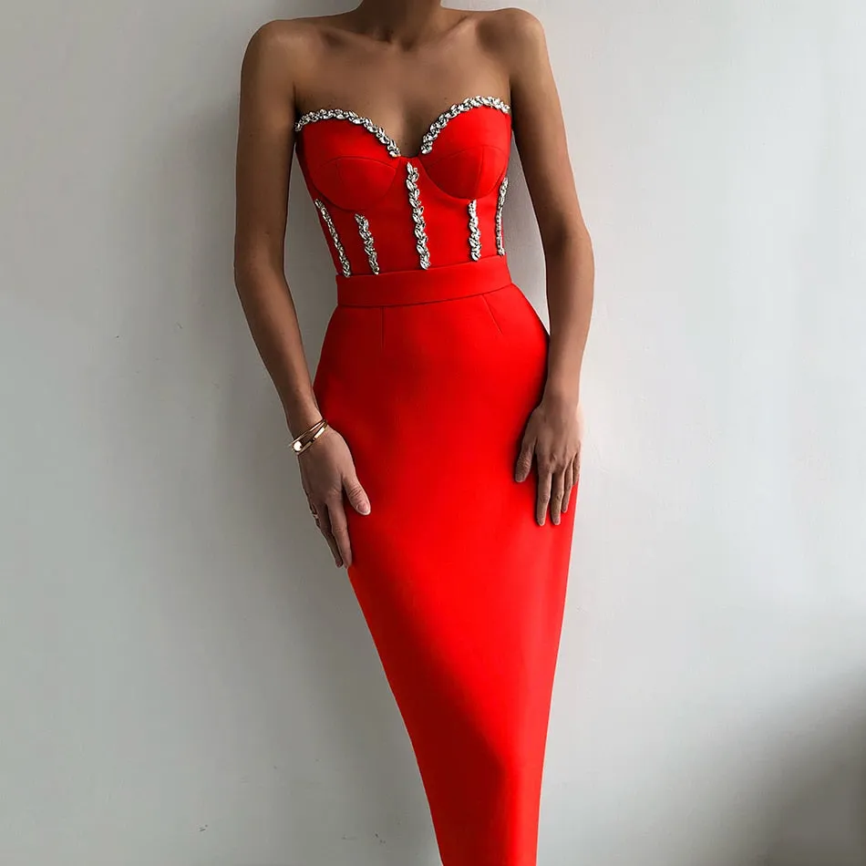 Midi Bandage Dress