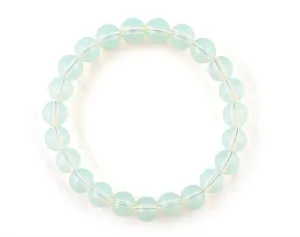 Milky opal women's bracelet