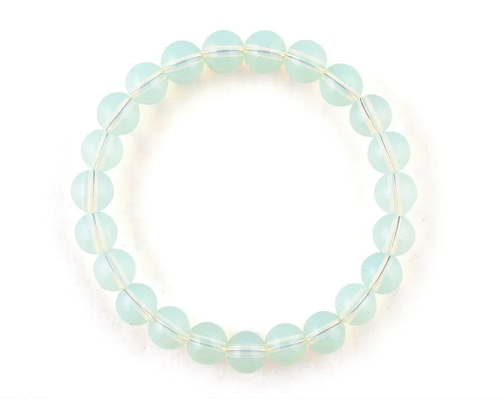 Milky opal women's bracelet