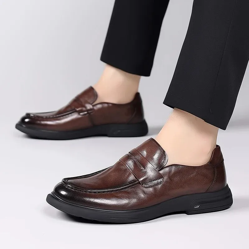 ModeMann Business-Slipper aus Echtleder