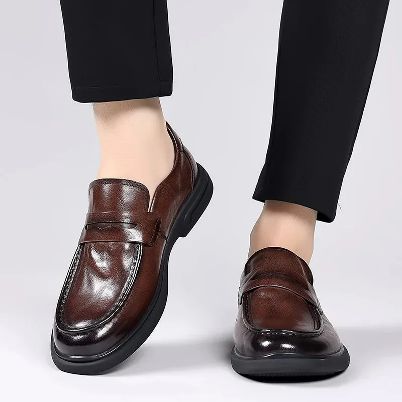 ModeMann Business-Slipper aus Echtleder