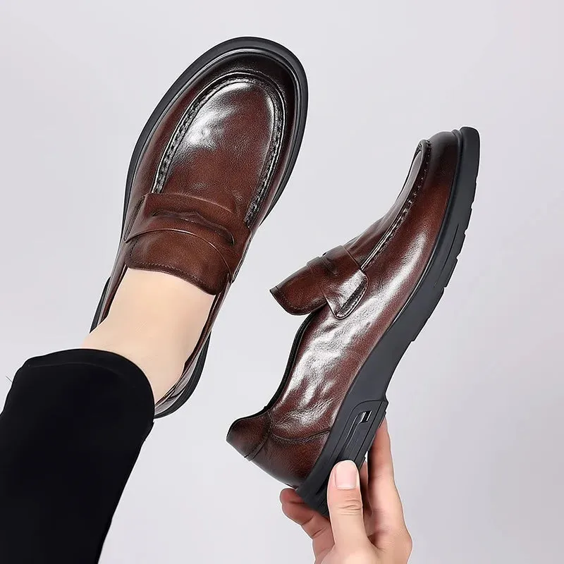 ModeMann Business-Slipper aus Echtleder