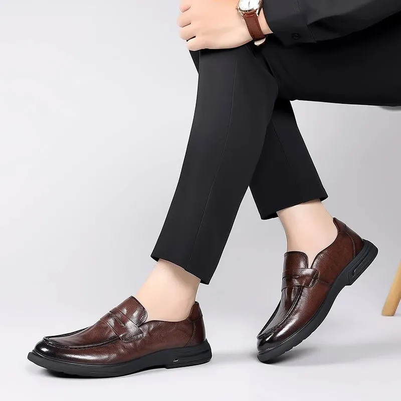 ModeMann Business-Slipper aus Echtleder