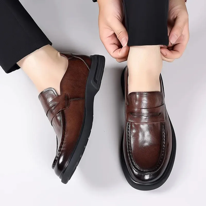 ModeMann Business-Slipper aus Echtleder