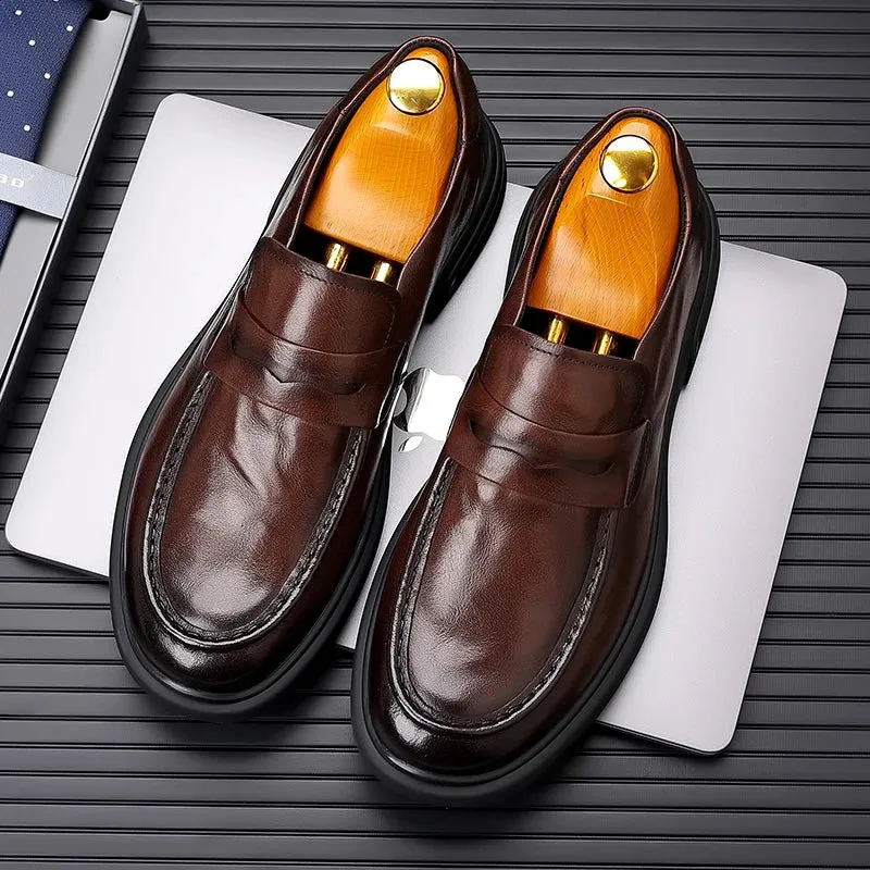 ModeMann Business-Slipper aus Echtleder