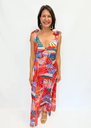 Molly Bracken V-Neck Tie Dress