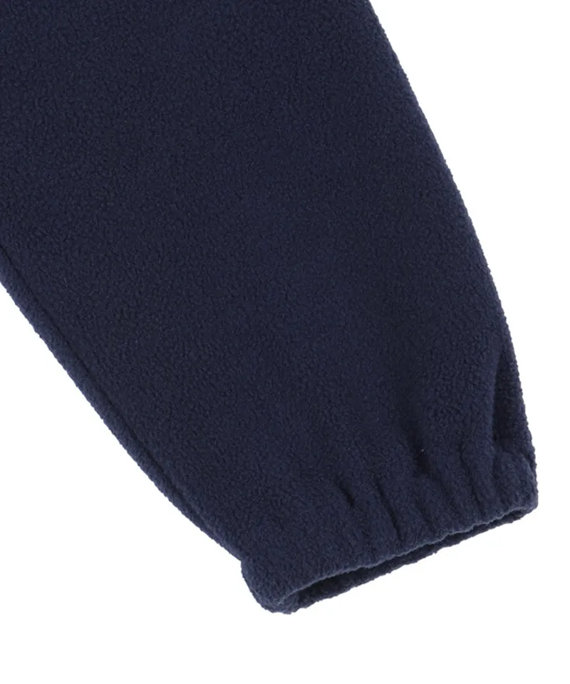 Monday Flow Half Zip-Up Warm Soft Fleece Top - Navy