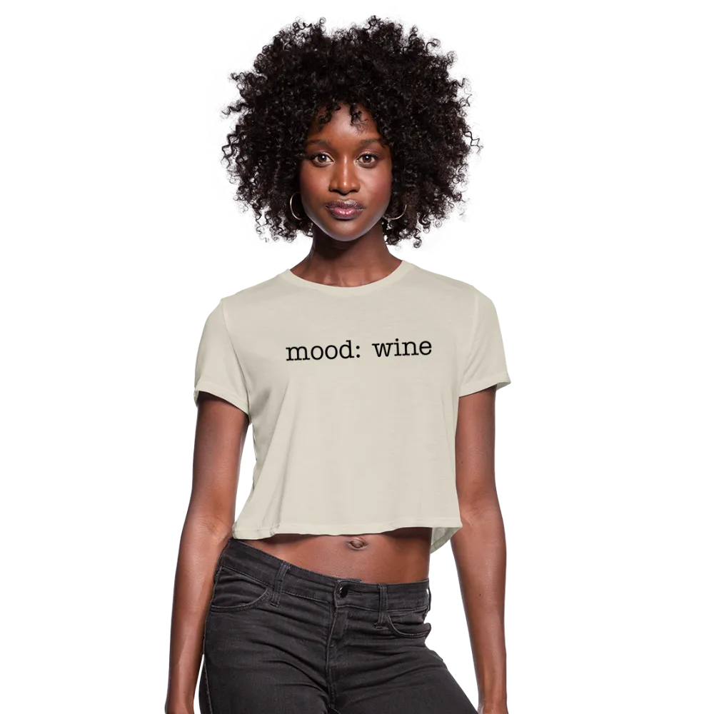 Mood: Wine (Women's Cropped Tee)