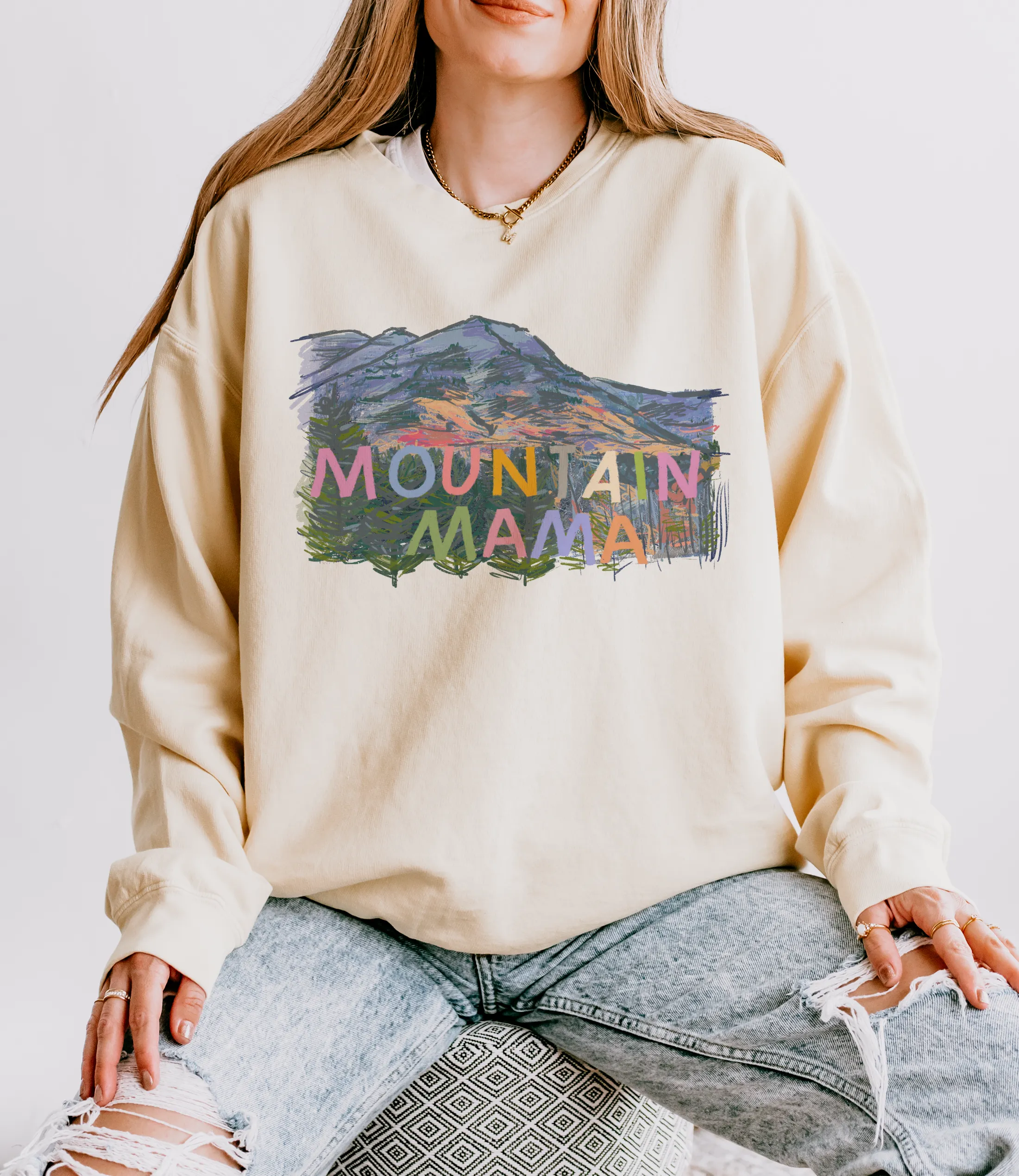 MOUNTAIN MAMA CREWNECK