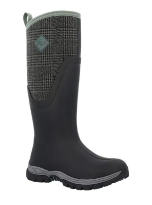 Muck Women's Arctic Sport II Tall Black Plaid