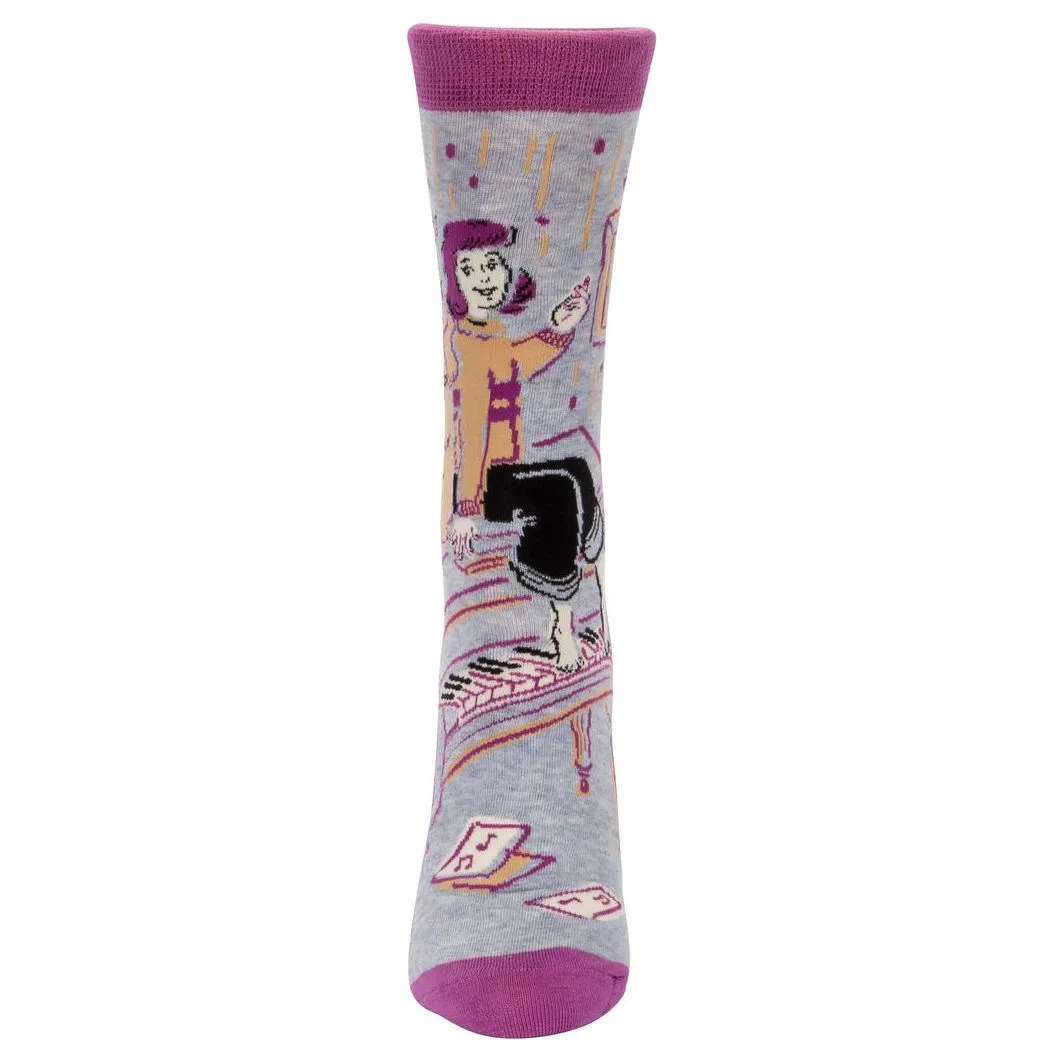 My Dog Is Cool As Fuck Crew Socks