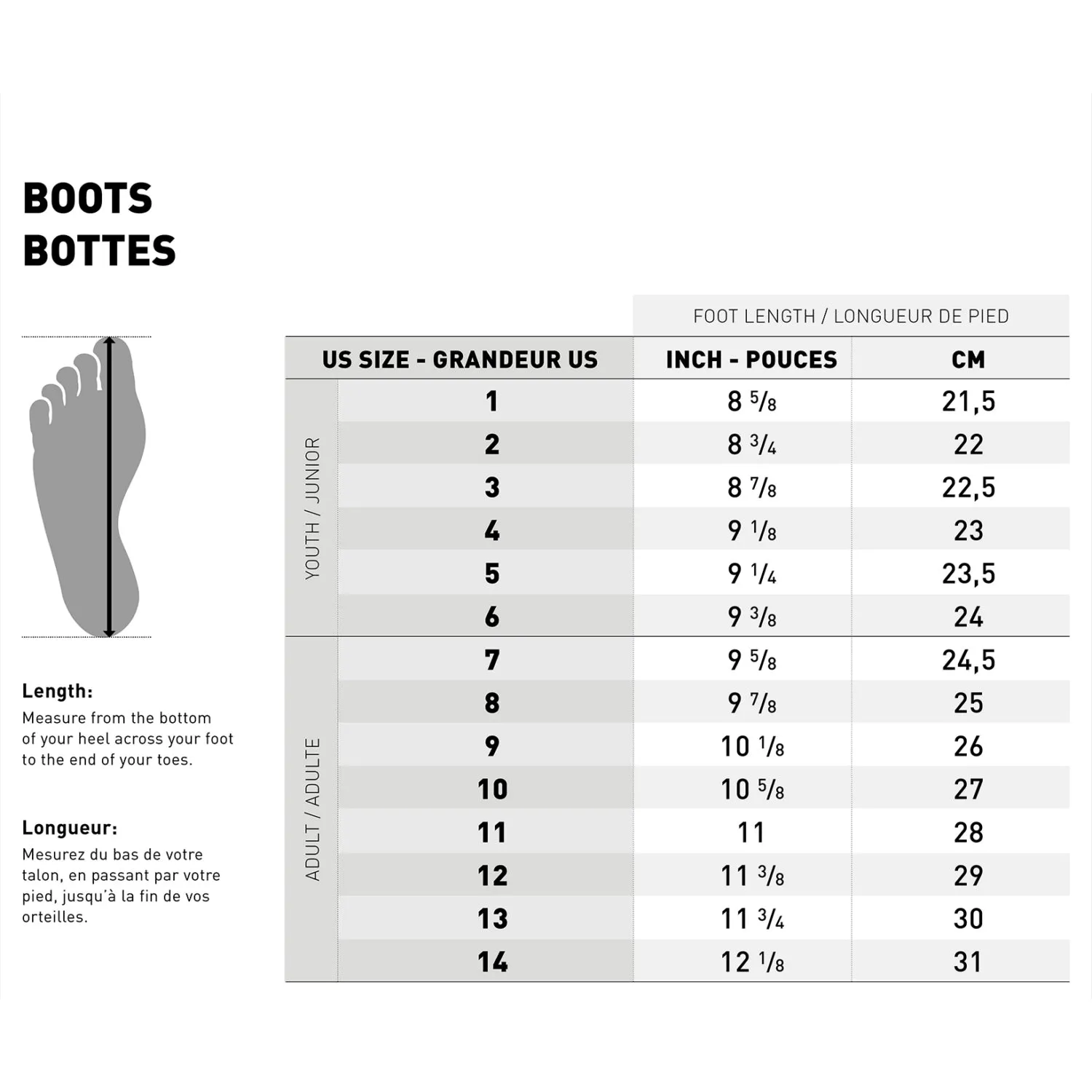 Nats Compass Boots
