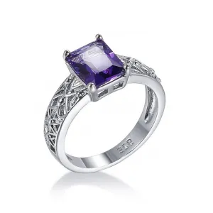Natural Amethyst ring