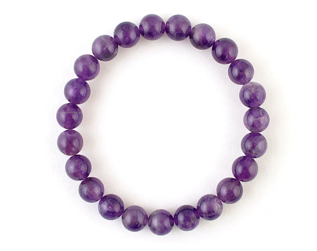 Natural amethyst women's bracelet