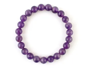 Natural amethyst women's bracelet