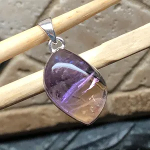 Natural Ametrine 925 Solid Sterling Silver Pendant 30mm