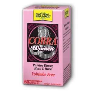 Natural Balance, Cobra Women, 60 VegCaps