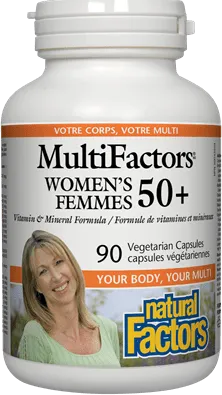 Natural Factors MultiFactors Women's 50  (90 VCaps)