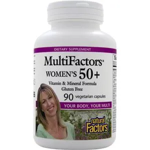 Natural Factors MultiFactors Women's 50   90 vcaps