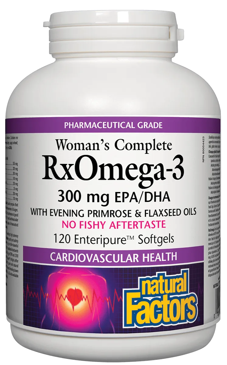 Natural Factors Women's Complete RxOmega-3 120s