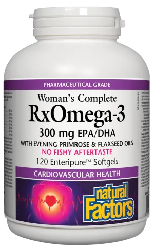Natural Factors Women's Complete RxOmega-3 120s