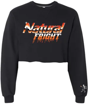 Natural Fright Women's Crop Crew Sweatshirt