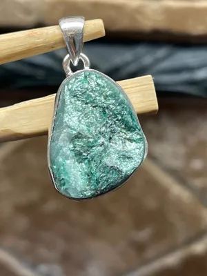 Natural Fuchsite Pendant Necklace