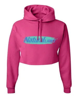 Natural Light Women’s Pink Crop Hoodie