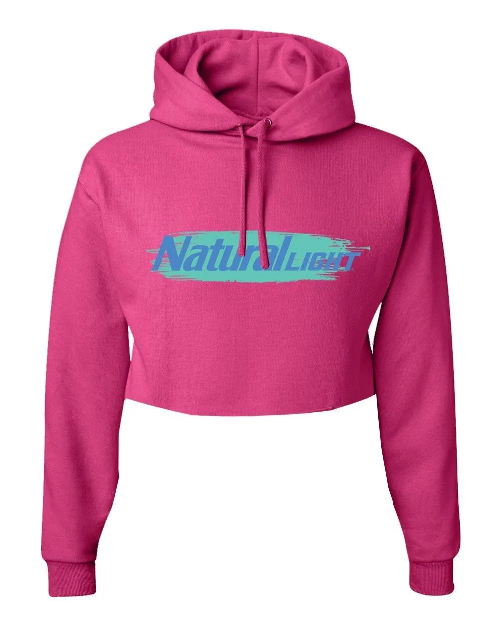 Natural Light Women’s Pink Crop Hoodie