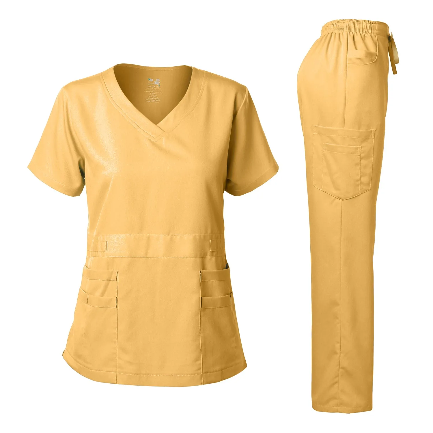 Natural Stretch Women's V-Neck Scrub Sets [NS2100]