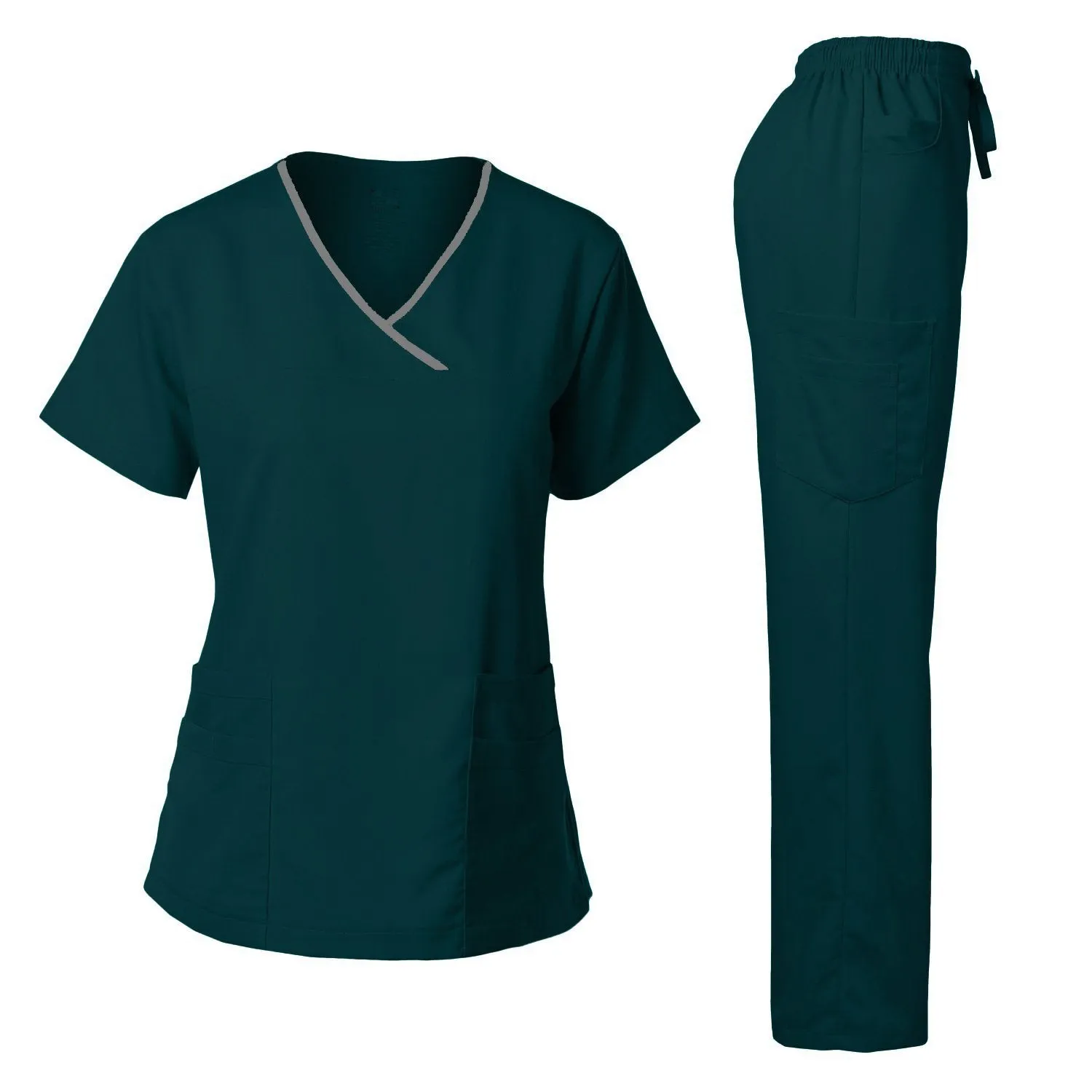 Natural Stretch Women's V-Neck Scrub Sets [NS2100]