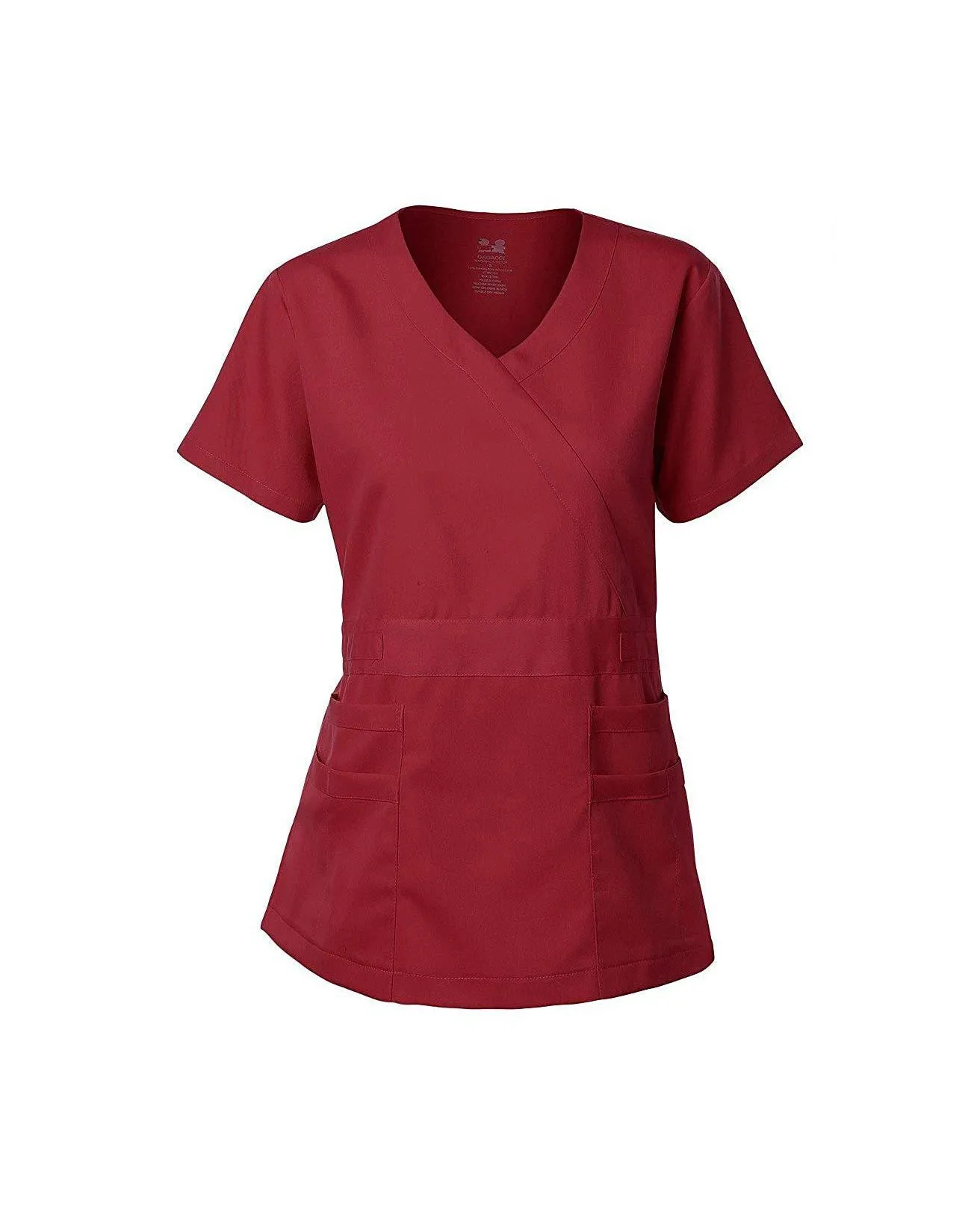Natural Stretch Women's Y-Neck Scrub Top