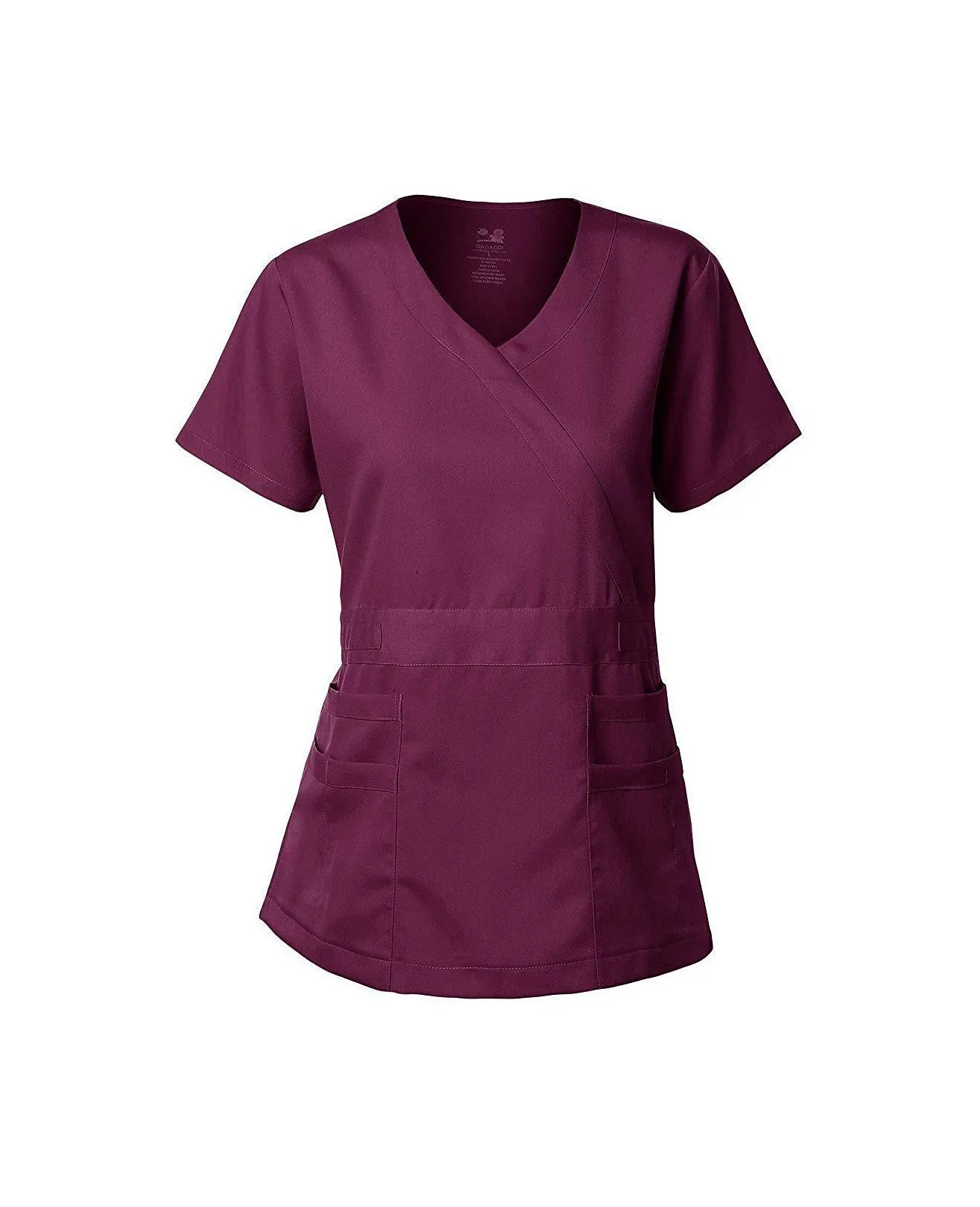 Natural Stretch Women's Y-Neck Scrub Top
