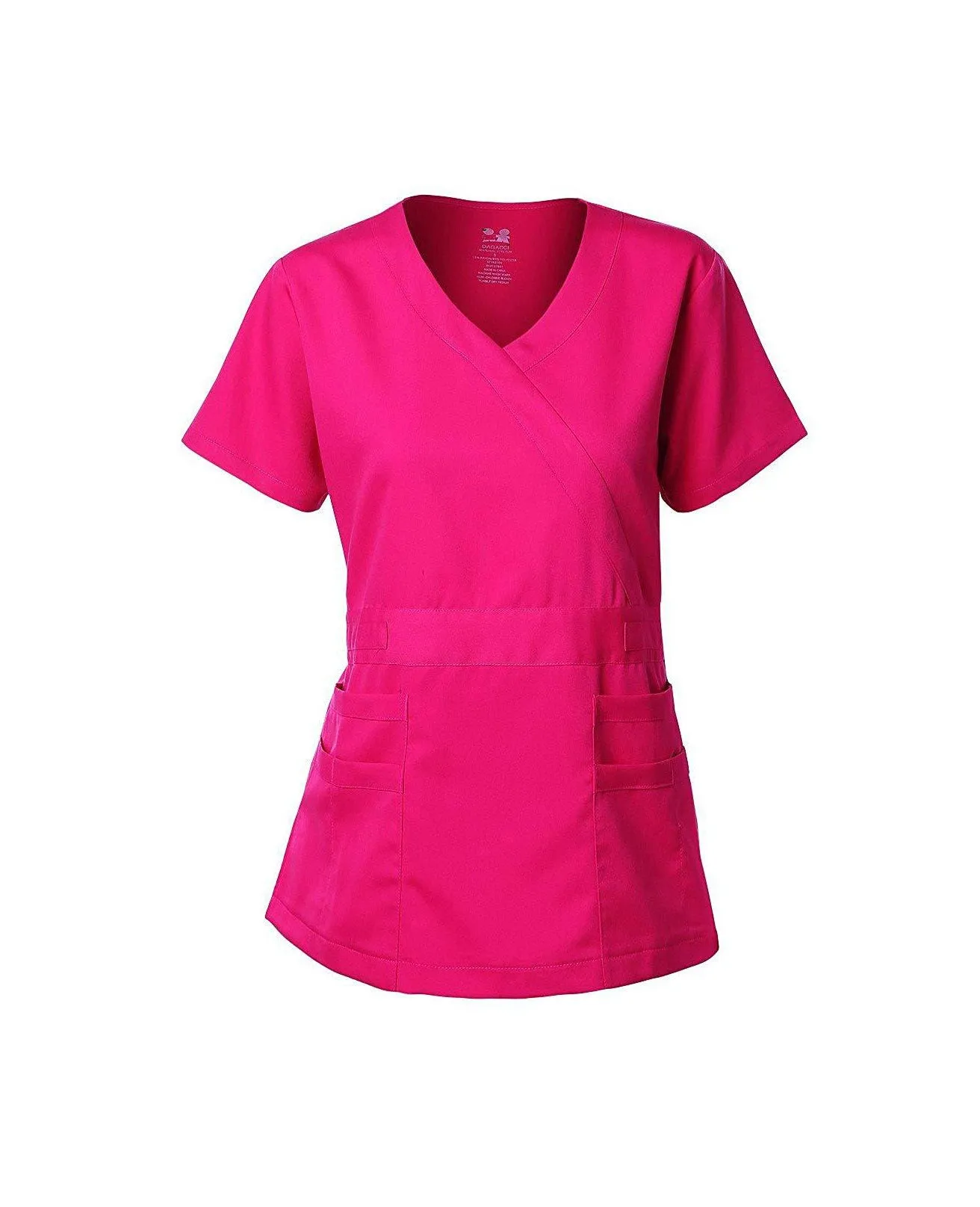 Natural Stretch Women's Y-Neck Scrub Top