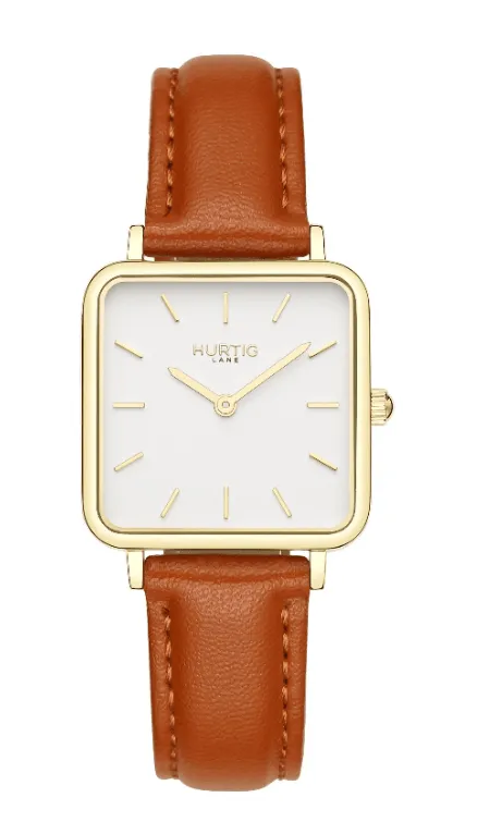 Nelio Square Women's Vegan Leather Watch | Multiple Colours