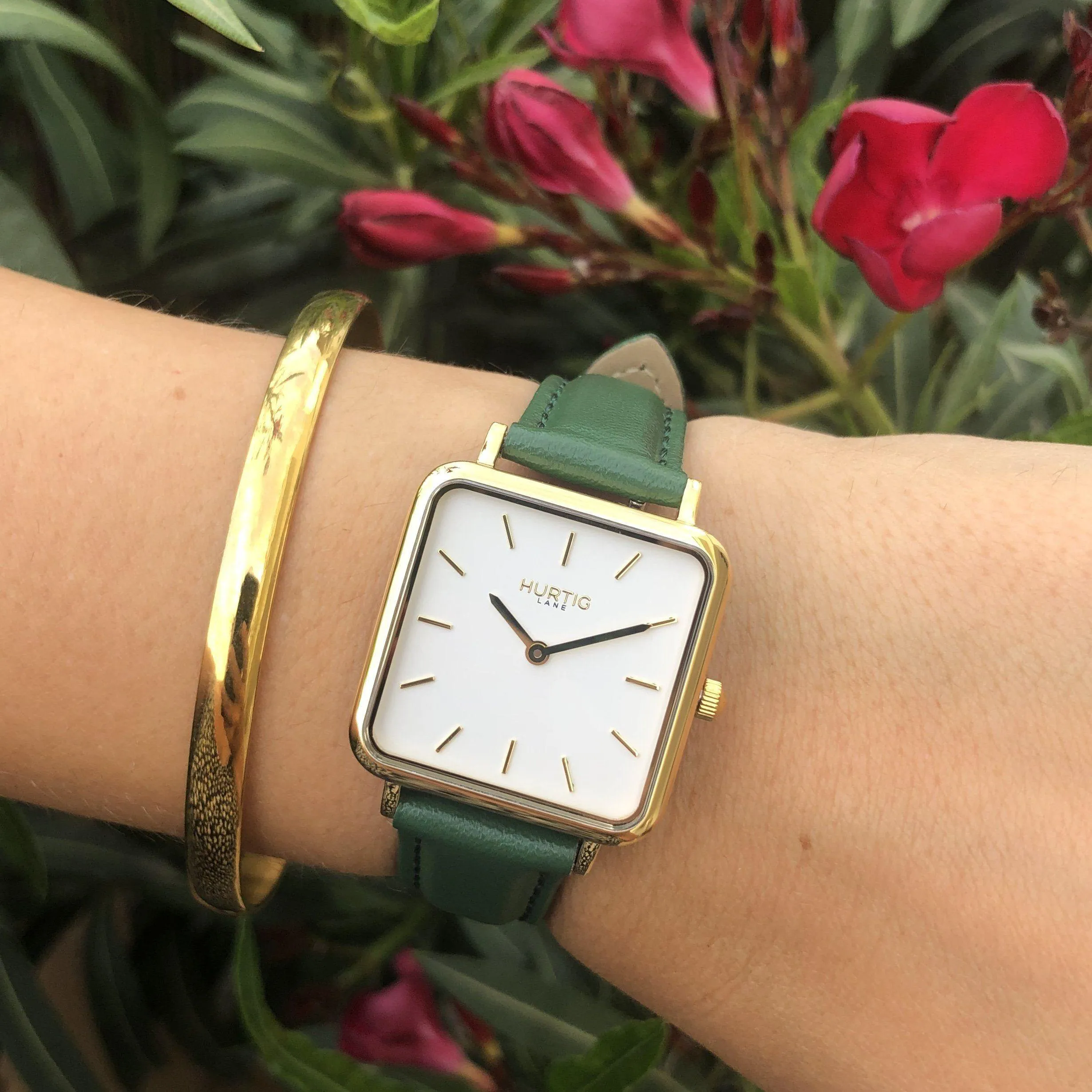 Nelio Square Women's Vegan Leather Watch | Multiple Colours