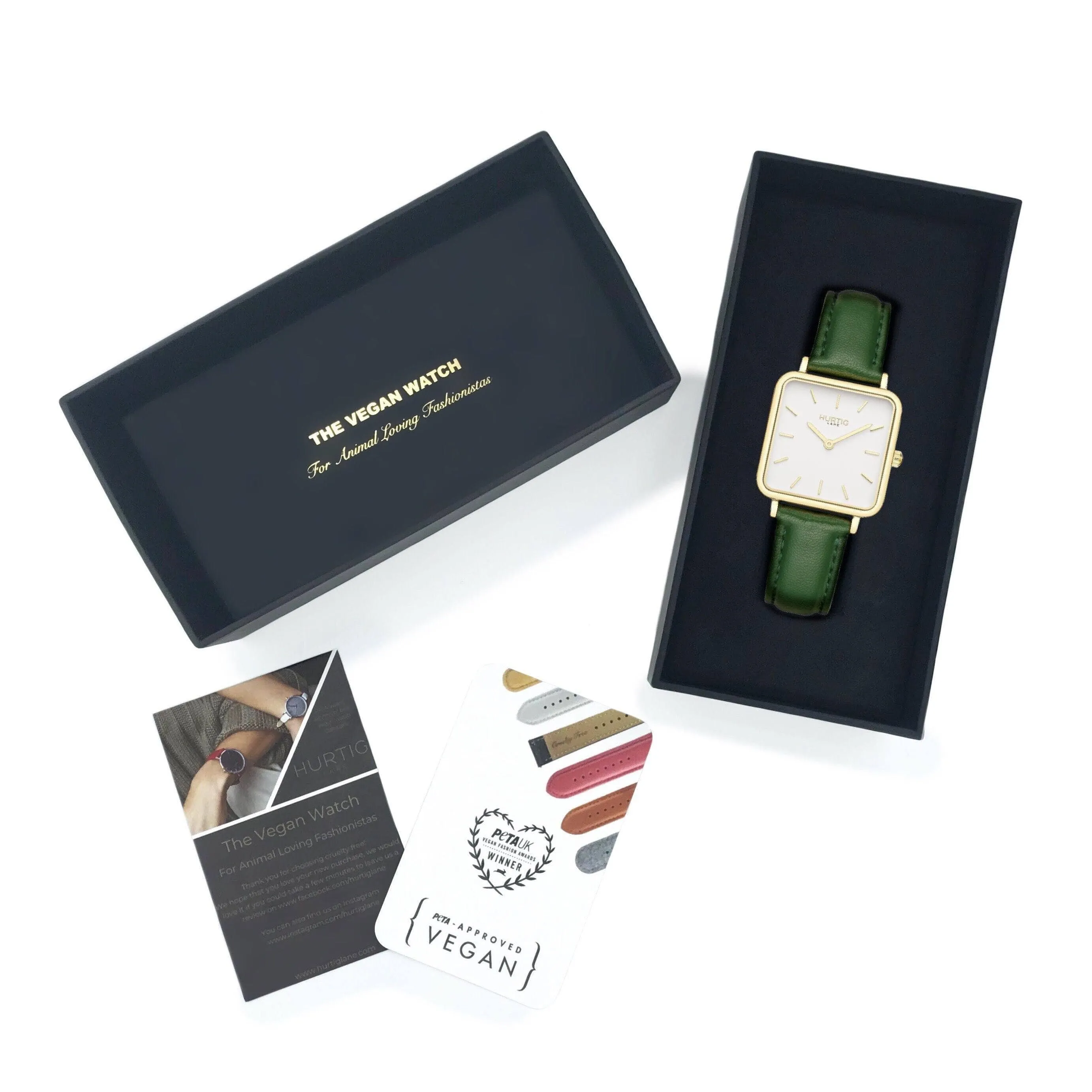 Nelio Square Women's Vegan Leather Watch | Multiple Colours