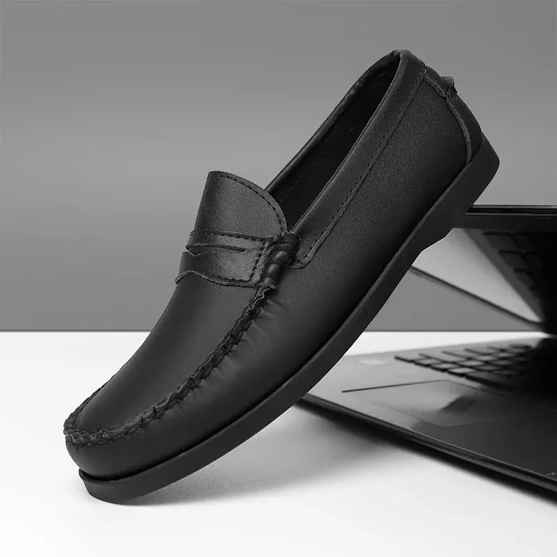 Neue italienische Echtleder Herrenschuhe Luxusmarke Business Freizeit