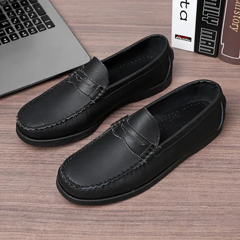 Neue italienische Echtleder Herrenschuhe Luxusmarke Business Freizeit