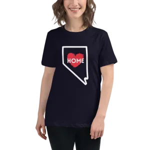 NEVADA IS HOME Women's Relaxed T-Shirt