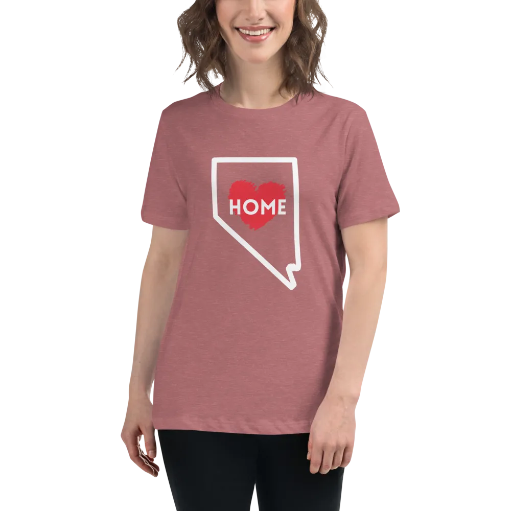NEVADA IS HOME Women's Relaxed T-Shirt
