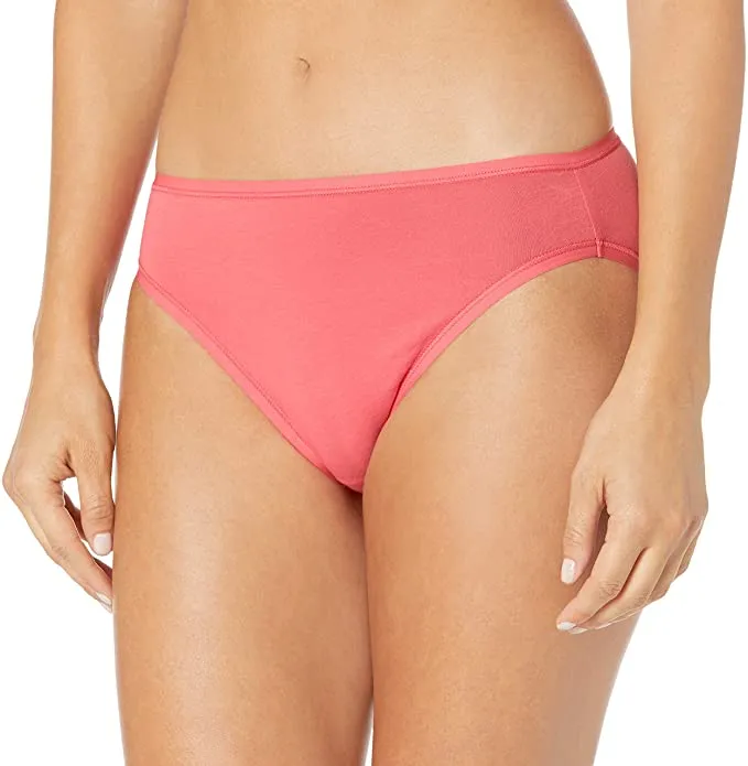 New in package! Amazon Essentials Women's Cotton Stretch Bikini Panty, 6-Pack, Assorted colours, Sz M