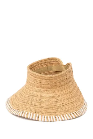 New Nordstrom Women's Melrose and Market Rustic Roll-Up Visor, One Size!
