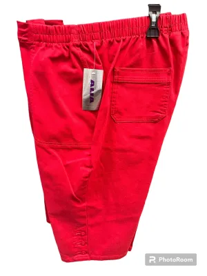 New with tags! Women's Alia Pull on Crop Pant Capris in Red, Sz 12 Retails $45 