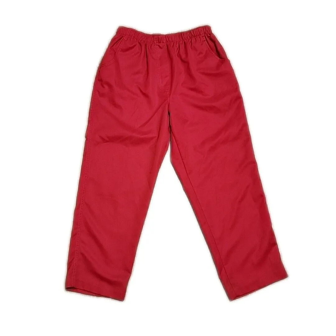 New with tags! Women's Alia Pull on Crop Pant Capris in Red, Sz 12 Retails $45 