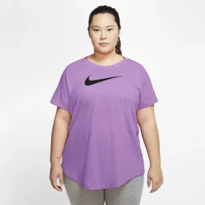 New with tags! Women's Plus Size Mauve Violet NIKE Dri-FIT Training Swoosh Logo Tee, Sz 2X! 1st pic shows the colour, 2nd pic shows the fit