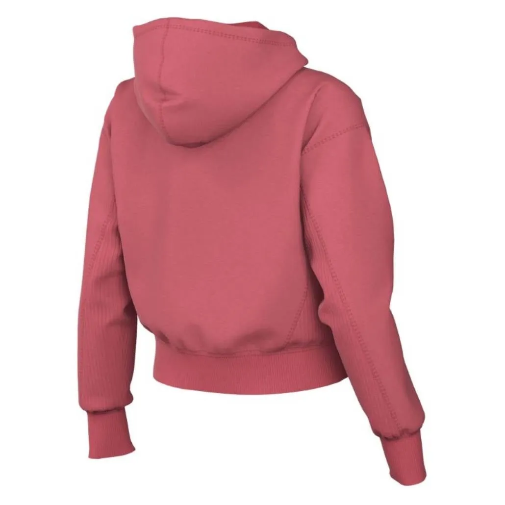 Nike Women's Fleece Heritage Tennis Hoodie (Pink)