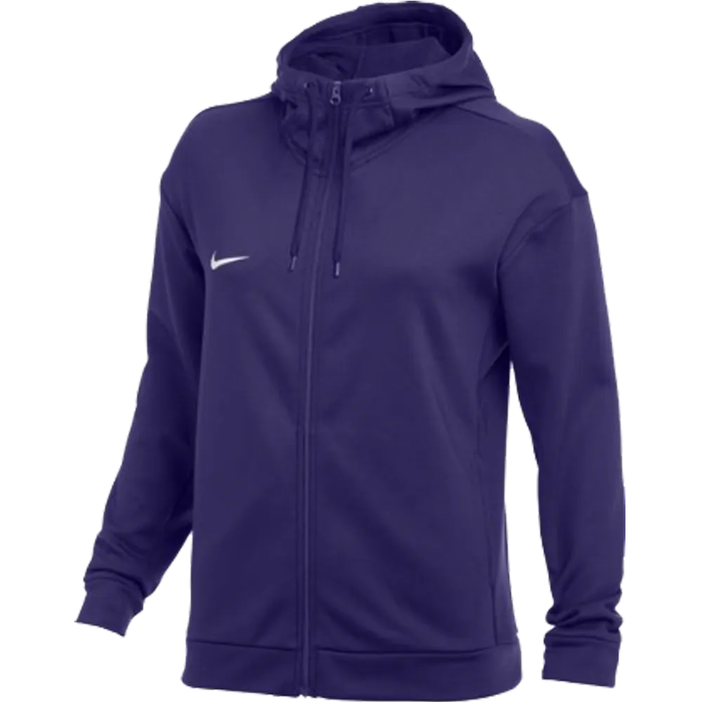 Nike Women's Therma All Time Full Zip Rib Drawcord (Loose Fit)