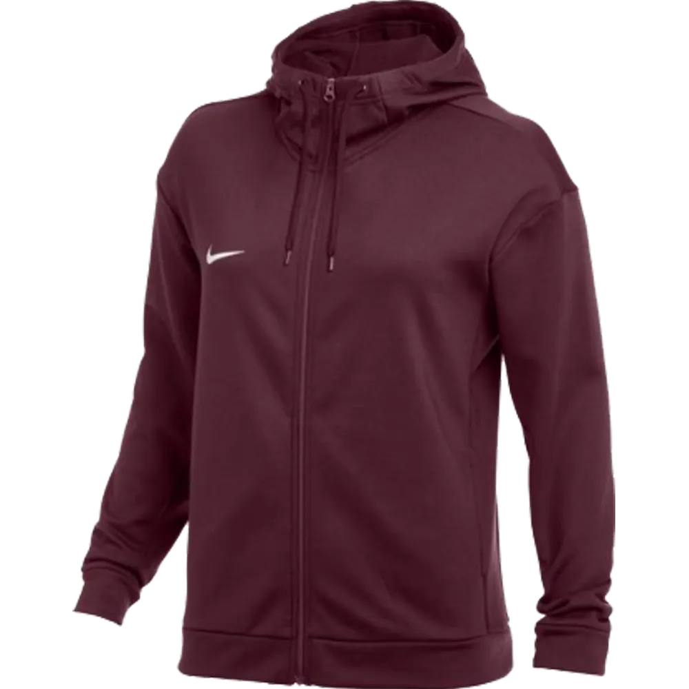 Nike Women's Therma All Time Full Zip Rib Drawcord (Loose Fit)